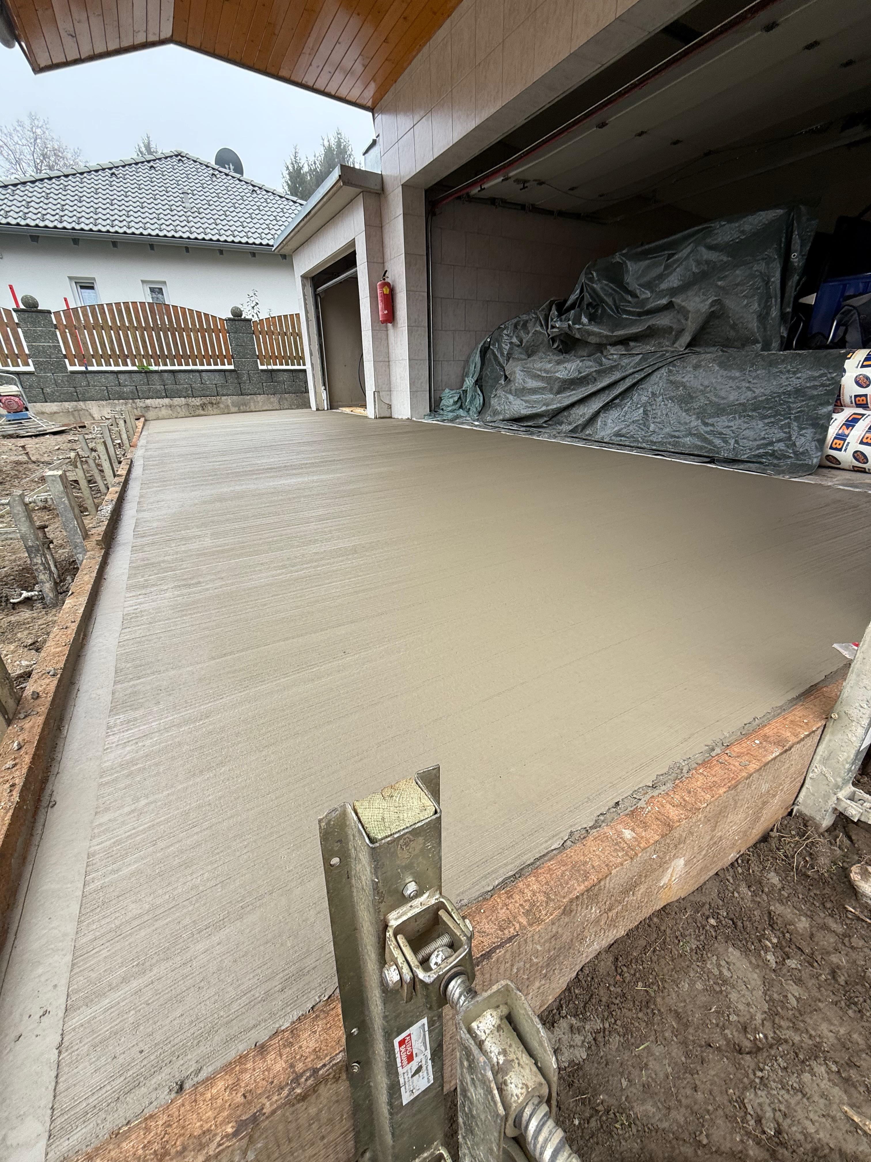 Beton glätten Projekt 4