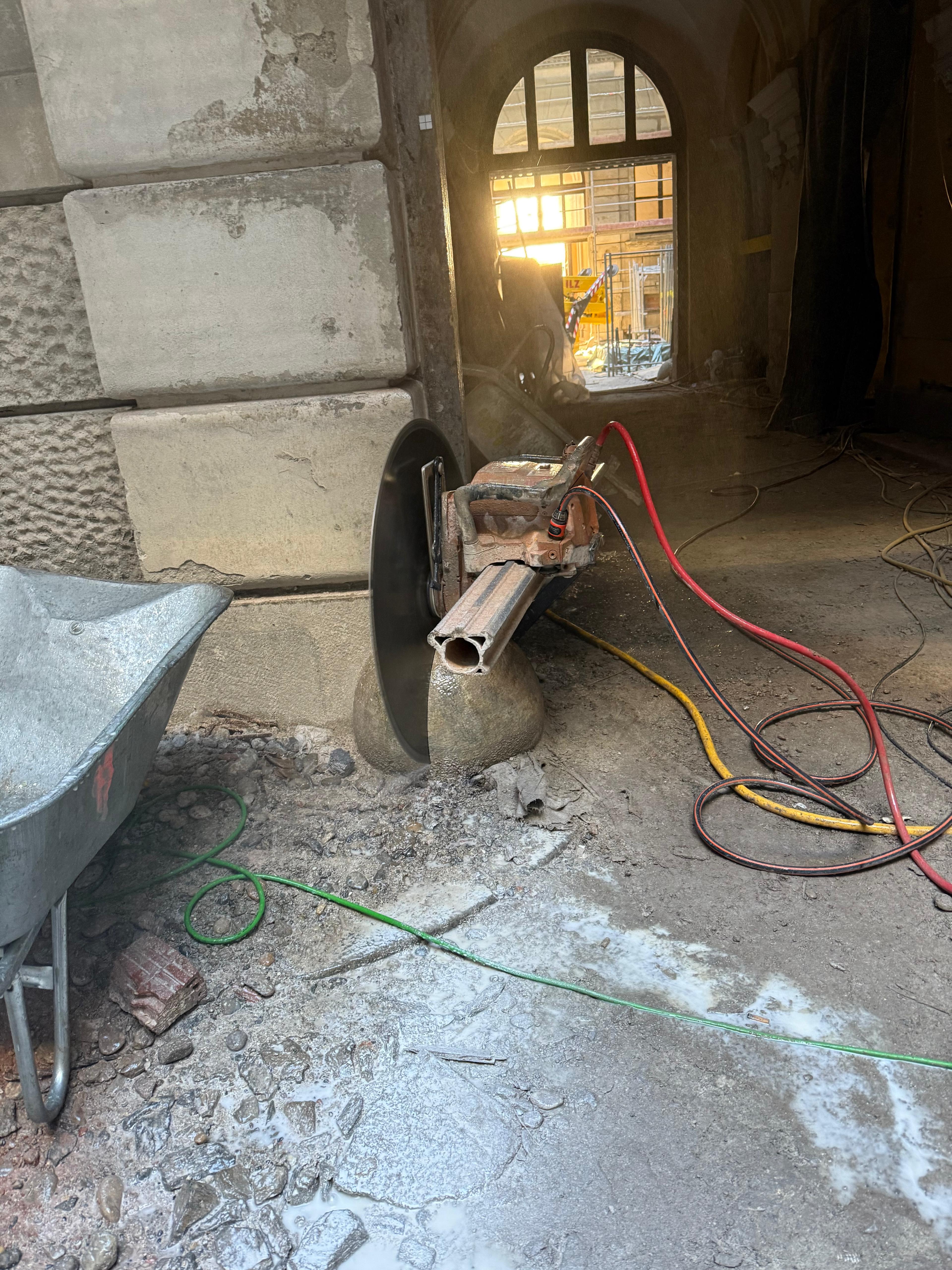 Betonschneiden Projekt 7